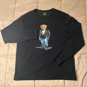 Polo Tuxedo Bear Long Sleeve Shirt
